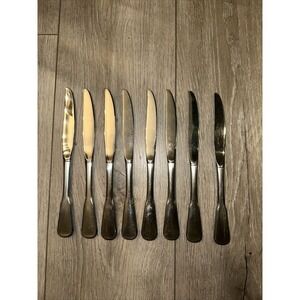 8‎ Dinner Knives SSS Oneida COLONIAL BOSTON Deluxe Stainless 9"